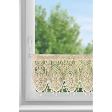 FIRANA GOTOWA MOLY NA TAŚMIE 150 X 30 CM JASNOBEŻOWY