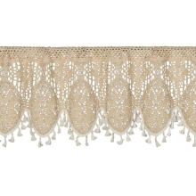 FIRANA GOTOWA MOLY NA TAŚMIE 150 X 30 CM JASNOBEŻOWY