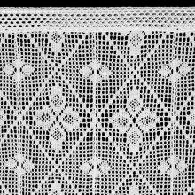 FIRANA GOTOWA MARTHA NA TAŚMIE 150 X 30 CM BIAŁY