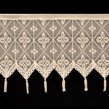 FIRANA GOTOWA MARTHA NA TAŚMIE 150 X 60 CM JASNOBEŻOWY