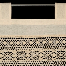 FIRANA GOTOWA MADDELINE NA SZELKACH 150 X 35 CM JASNOBEŻOWY