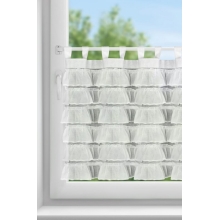 FIRANA GOTOWA LILIA 2 NA SZELKACH 150 X 70 CM BIAŁY