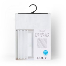 FIRANA GOTOWA LUCY 140 X 250 CM BIAŁY