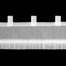 FIRANA GOTOWA MARY NA SZELKACH 150 X 30 CM BIAŁY