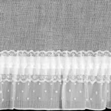 FIRANA GOTOWA MARY NA SZELKACH 150 X 30 CM BIAŁY