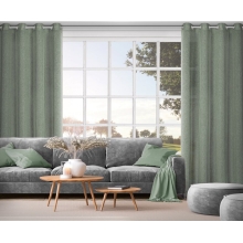 ZASŁONA GOTOWA ANGELICA 140 X 250 CM ZIELONY