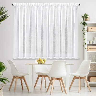 FIRANA GOTOWA LUCY NA TAŚMIE 400 X 150 CM BIAŁY