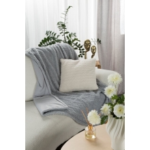 KOC LARIS 130 X 170 CM SREBRNY