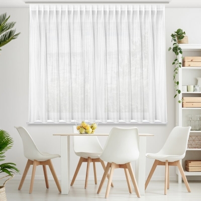 FIRANA GOTOWA SIMONE NA TAŚMIE 300 X 170 CM BIAŁY