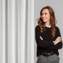 FIRANA GOTOWA MARGO NA TAŚMIE 300 X 270 CM BIAŁY