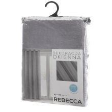 FIRANA GOTOWA REBECCA 140 X 250 CM STALOWY