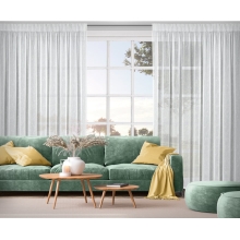 FIRANA GOTOWA KELLY NA TAŚMIE 300 X 250 CM BIAŁY