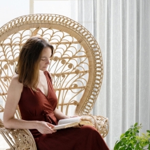 FIRANA GOTOWA KELLY 300 X 250 CM BIAŁY