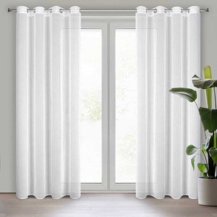 FIRANA GOTOWA KALIA 140 X 260 CM BIAŁY