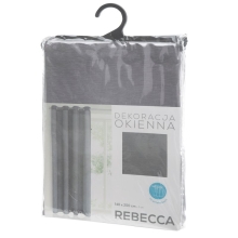 FIRANA GOTOWA REBECCA 140 X 250 CM STALOWY
