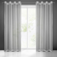 FIRANA GOTOWA NOELIA 140 X 250 CM SREBRNY