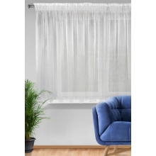 FIRANA GOTOWA ELIZA NA TAŚMIE 300 X 145 CM BIAŁY