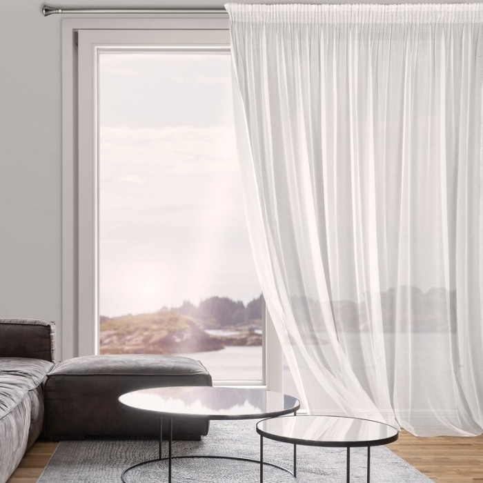 FIRANA GOTOWA TAMINA NA TAŚMIE 350 X 270 CM BIAŁY