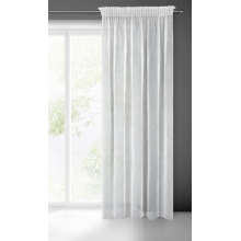 FIRANA GOTOWA MONIC NA TAŚMIE 140 X 270 CM BIAŁY
