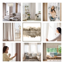 FIRANA GOTOWA ARIA 140 X 250 CM NATURALNY