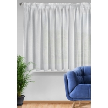 FIRANA GOTOWA ANGELA NA TAŚMIE 400 X 145 CM BIAŁY
