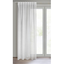 FIRANA GOTOWA LAYLA NA TAŚMIE 140 X 300 CM BIAŁY