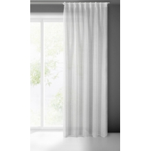 FIRANA GOTOWA BELISSA NA TAŚMIE 140 X 300 CM BIAŁY