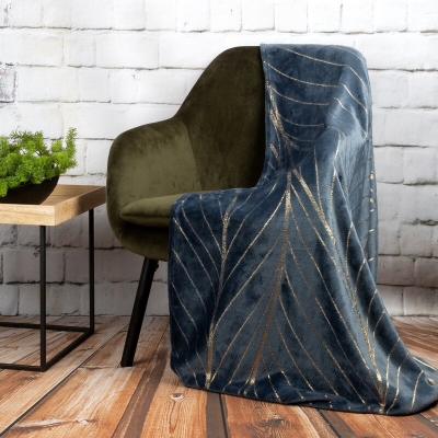 KOC LOTOS 2 150 X 200 CM GRANATOWY