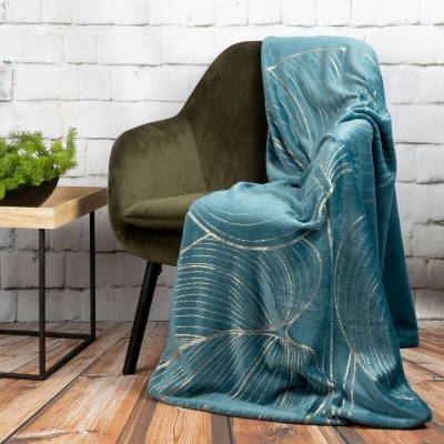 KOC BLANCA 2 150 X 200 CM TURKUSOWY