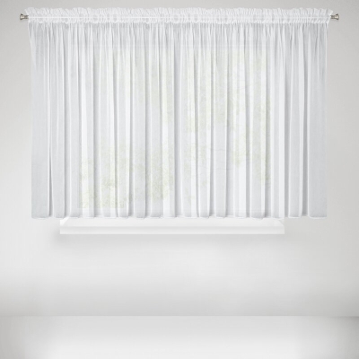 FIRANA GOTOWA ADEN NA TAŚMIE 400 X 145 CM BIAŁY