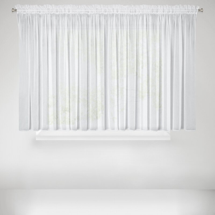 FIRANA GOTOWA ADEN NA TAŚMIE 400 X 145 CM BIAŁY