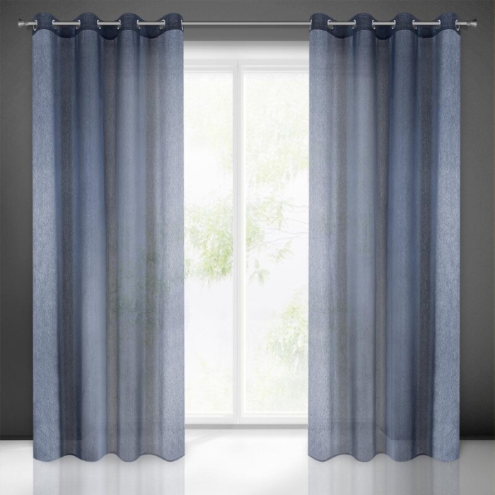 FIRANA GOTOWA REBECCA 140 X 250 CM GRANATOWY