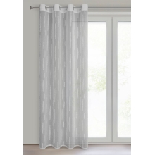ZASŁONA GOTOWA ALENI 140 X 250 CM SREBRNY