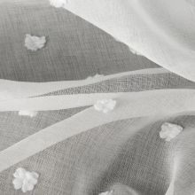 FIRANA GOTOWA SARA NA TAŚMIE 140 X 270 CM BIAŁY