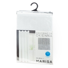 FIRANA GOTOWA MARISA 140 X 250 CM BIAŁY