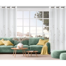 FIRANA GOTOWA ISABEL 140 X 250 CM BIAŁY