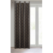 ZASŁONA GOTOWA KAJA 135 X 250 CM CZARNY