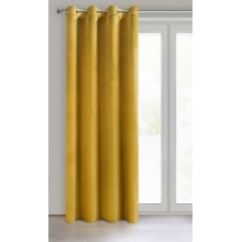 ZASŁONA GOTOWA MELANIE 140 X 250 CM MUSZTARDOWY