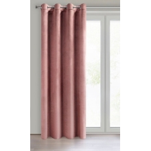 ZASŁONA GOTOWA MELANIE 140 X 250 CM CIEMNORÓŻOWY