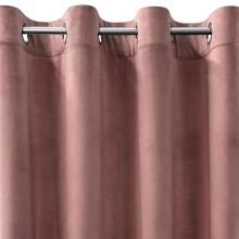 ZASŁONA GOTOWA MELANIE 140 X 250 CM CIEMNORÓŻOWY