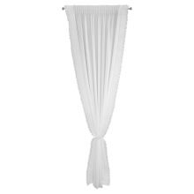 FIRANA GOTOWA LUISA NA TAŚMIE 140 X 270 CM BIAŁY