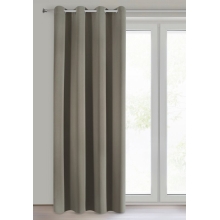 ZASŁONA GOTOWA LOGAN 135 X 250 CM CIEMNOBEŻOWY