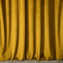 ZASŁONA GOTOWA MELANIE NA TAŚMIE 140 X 270 CM MUSZTARDOWY