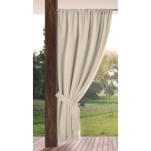 ZASŁONA GOTOWA GARDEN NA TAŚMIE 155 X 200 CM JASNOBEŻOWY