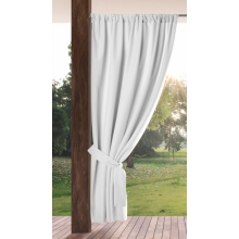 ZASŁONA GOTOWA GARDEN NA TAŚMIE 155 X 200 CM BIAŁY