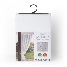 ZASŁONA GOTOWA GARDEN NA SZELKACH 155 X 200 CM BIAŁY