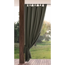 ZASŁONA GOTOWA GARDEN NA SZELKACH 155 X 220 CM GRAFITOWY