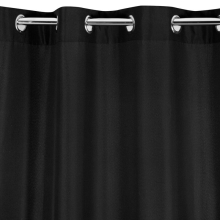 ZASŁONA GOTOWA RITA 140 X 250 CM CZARNY