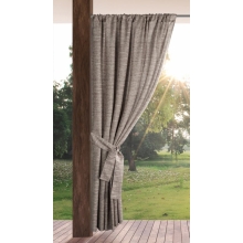 ZASŁONA GOTOWA GARDEN 10 NA TAŚMIE 155 X 200 CM BRĄZOWY