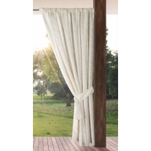 ZASŁONA GOTOWA GARDEN 3 NA TAŚMIE 155 X 200 CM BIAŁY